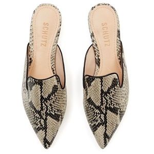 SCHUTZ Tracy Leather Mule